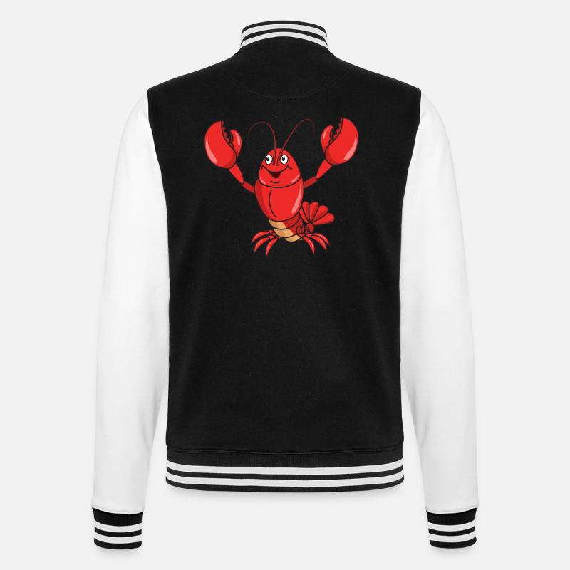 Hummer - College-Sweatjacke - Schwarz/Weiß