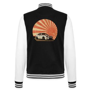 Blobeye Sun - College-Sweatjacke - Schwarz/Weiß - Hinten - Marisol (170cm)