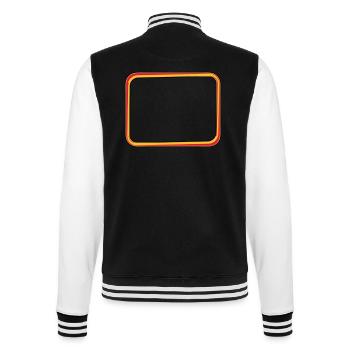 cadre de texte feu - Veste Teddy - noir/blanc - Dos - Marisol (170cm)