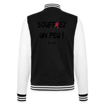 Soufflez un peu - Veste Teddy - noir/blanc - Dos - Marisol (170cm)