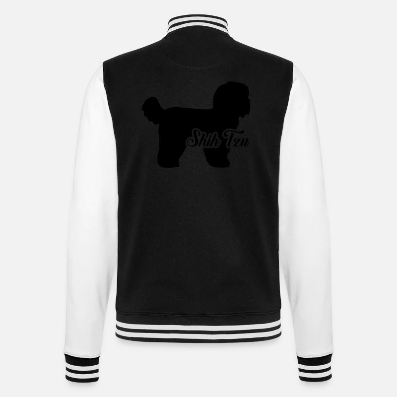 Shih Tzu - Veste Teddy - noir/blanc