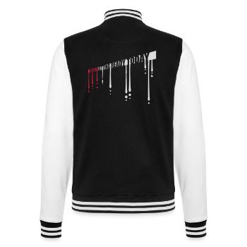 not getting ready today - College-Sweatjacke - Schwarz/Weiß - Hinten - Marisol (170cm)