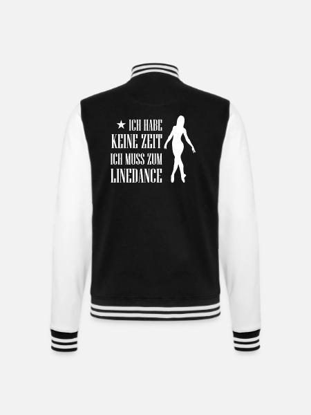 Dancing Dance Music - College-Sweatjacke - Schwarz/Weiß