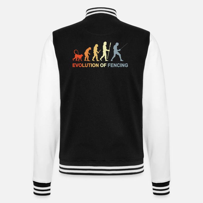 Évolution de l’escrime - Veste Teddy - noir/blanc