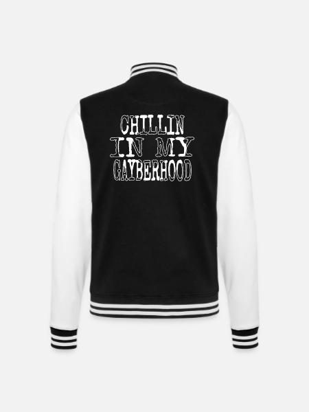 birthday present idea jokes pansexual love gender - College-Sweatjacke - Schwarz/Weiß