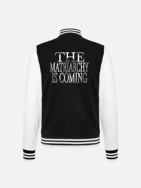 all people liberal quotes cool activists - College-Sweatjacke - Schwarz/Weiß