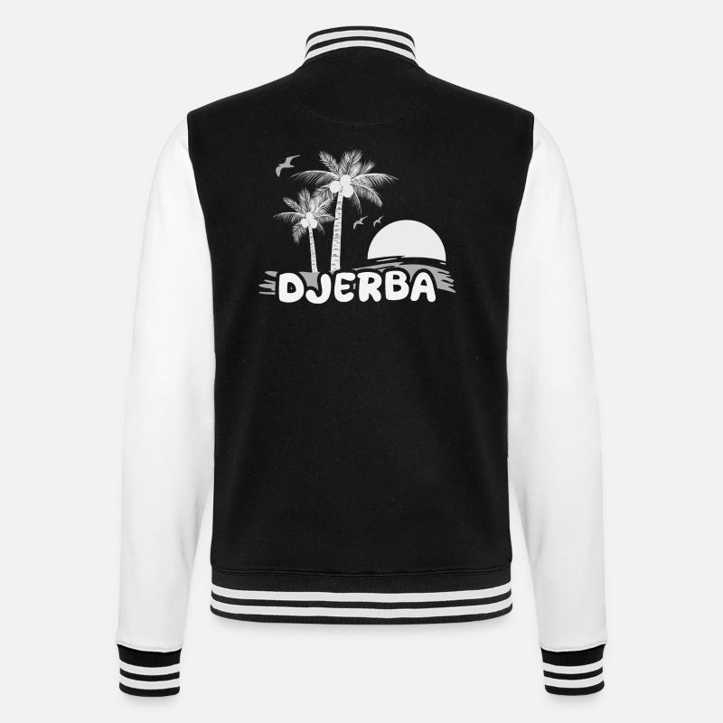 Djerba comme plage - Veste Teddy - noir/blanc