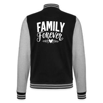 Famille pour toujours - Veste Teddy - noir/gris chiné - Dos - Marisol (170cm)