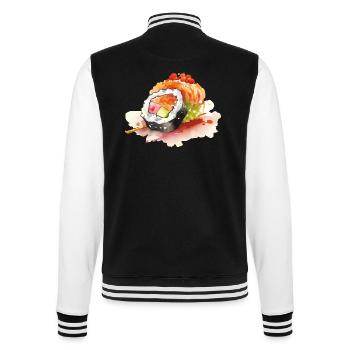 Sushi - Veste Teddy - noir/blanc - Dos - Marisol (170cm)