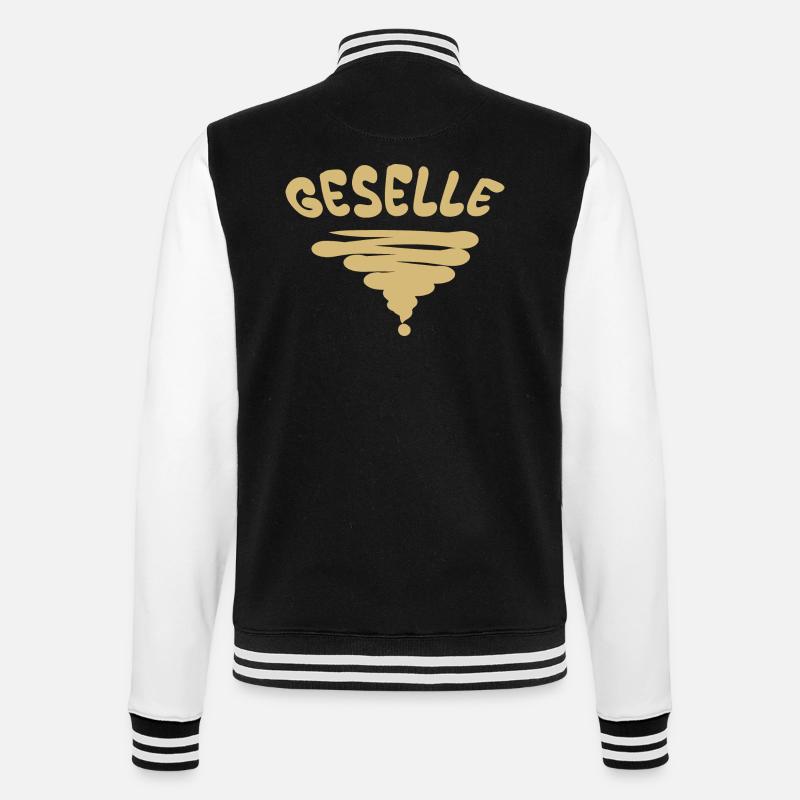 Compagnon - Veste Teddy - noir/blanc