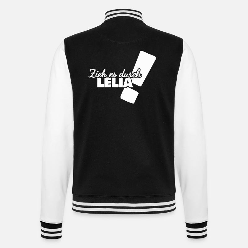 Lélia - Veste Teddy - noir/blanc