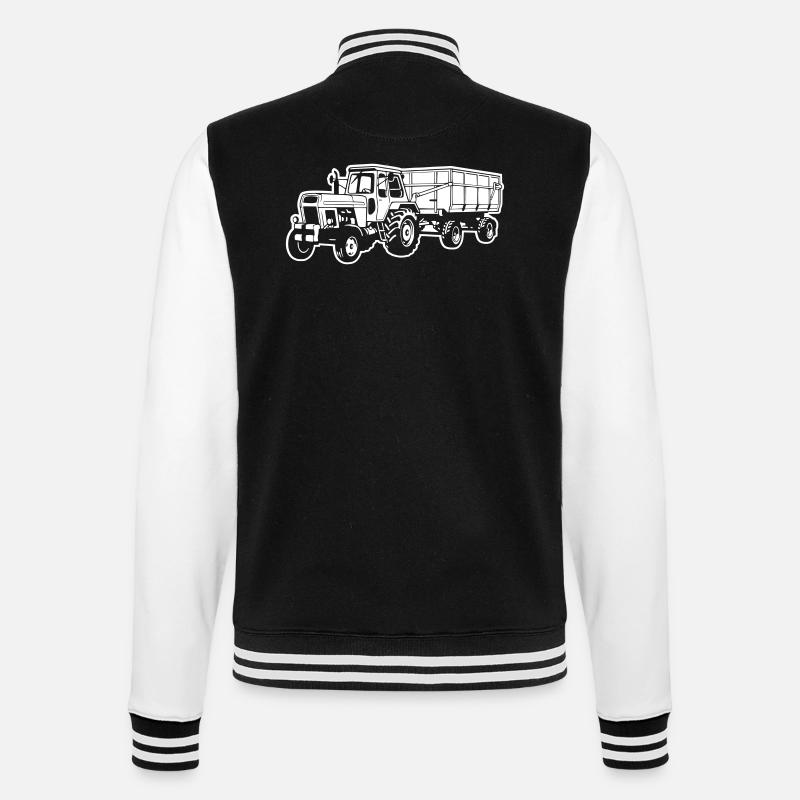 ZT300 with HW80 (Difference Image) - College Sweat Jacket - black/white