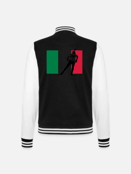 Biathlon - cross country skiing - skiing - ski - College Sweat Jacket - black/white