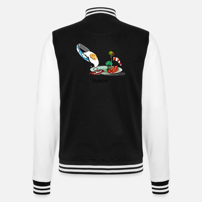 Paragliding Gleitschirm Pilot Vogel Ei - College-Sweatjacke - Schwarz/Weiß