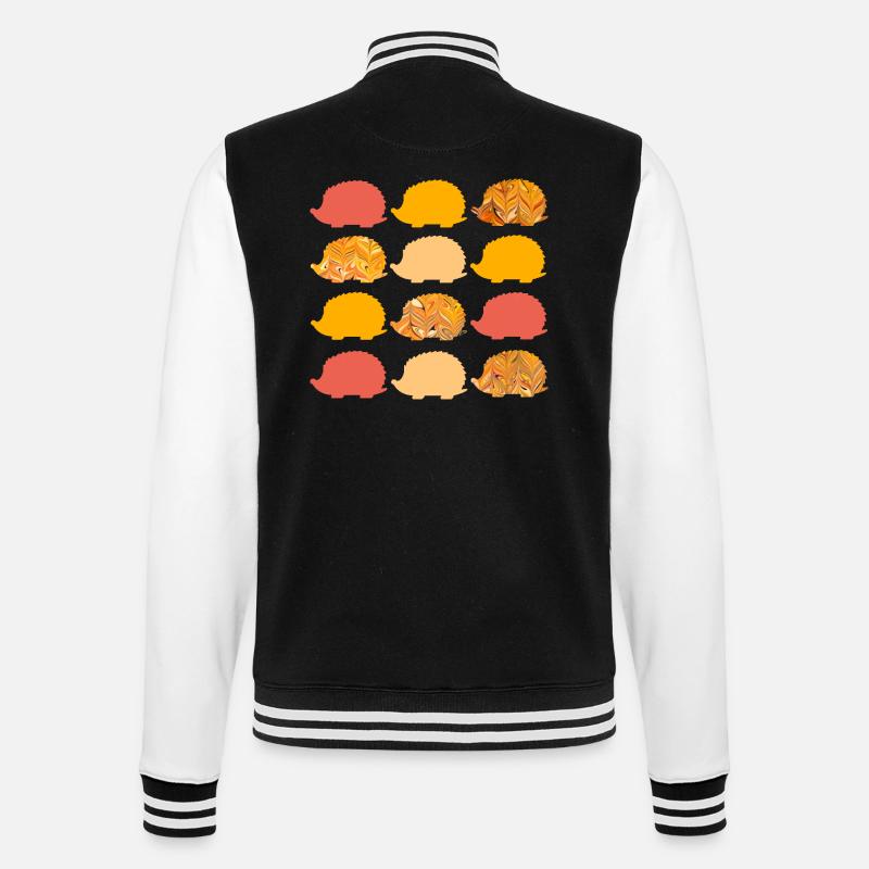 12 Hérisson E 266 - Veste Teddy - noir/blanc