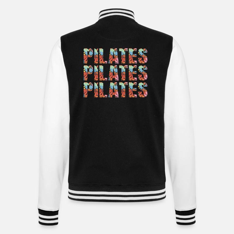Pilates - Veste Teddy - noir/blanc