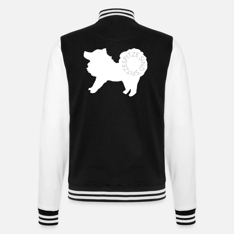 Spitze sind spitze! White - College-Sweatjacke - Schwarz/Weiß