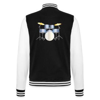 drums blue - Veste Teddy - noir/blanc - Dos - Marisol (170cm)