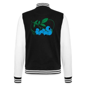 Blaubeeren - College-Sweatjacke - Schwarz/Weiß - Hinten - Marisol (170cm)
