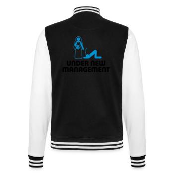 Sous une nouvelle direction - Veste Teddy - noir/blanc - Dos - Marisol (170cm)