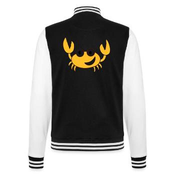 Krebs - College-Sweatjacke - Schwarz/Weiß - Hinten - Marisol (170cm)