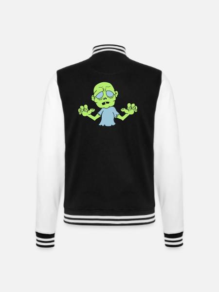 (zombie_2) - College-Sweatjacke - Schwarz/Weiß