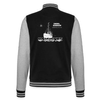 Port Kaminke - Veste Teddy - noir/gris chiné - Dos - Marisol (170cm)