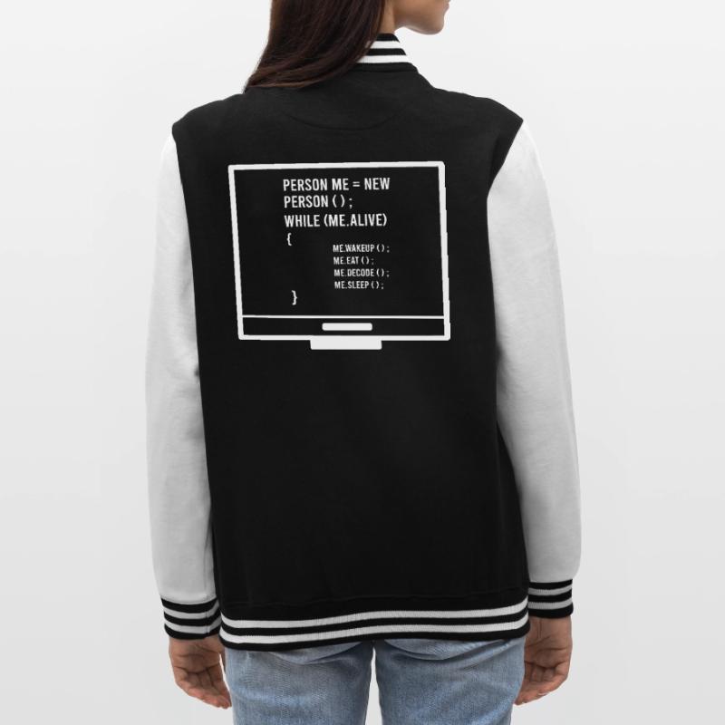Codierung Programmierung Computerprogrammierer College-Sweatjacke