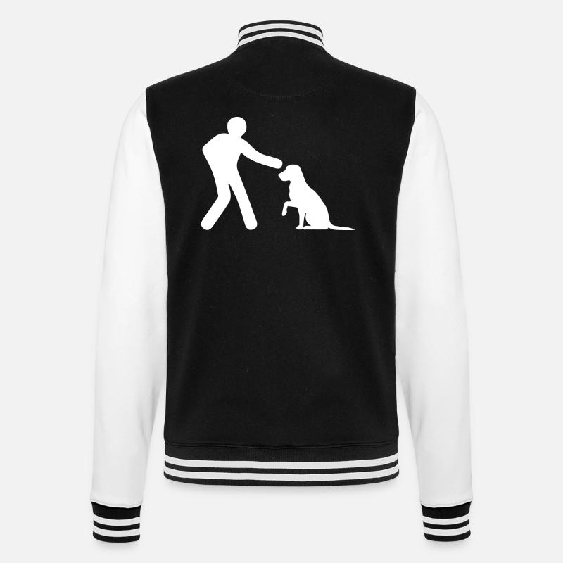 Dancing Dance Music - College-Sweatjacke - Schwarz/Weiß