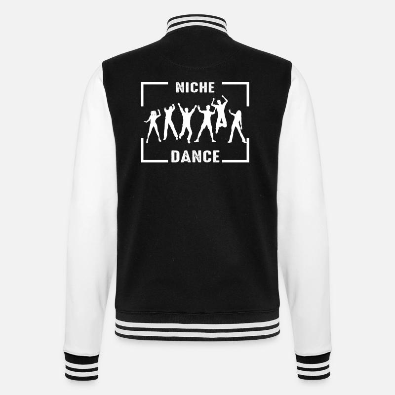 Dancing Dance Music - College Sweat Jacket - black/white