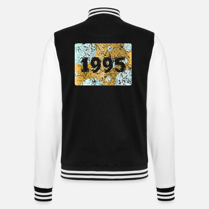 1995 1995 - Veste Teddy - noir/blanc