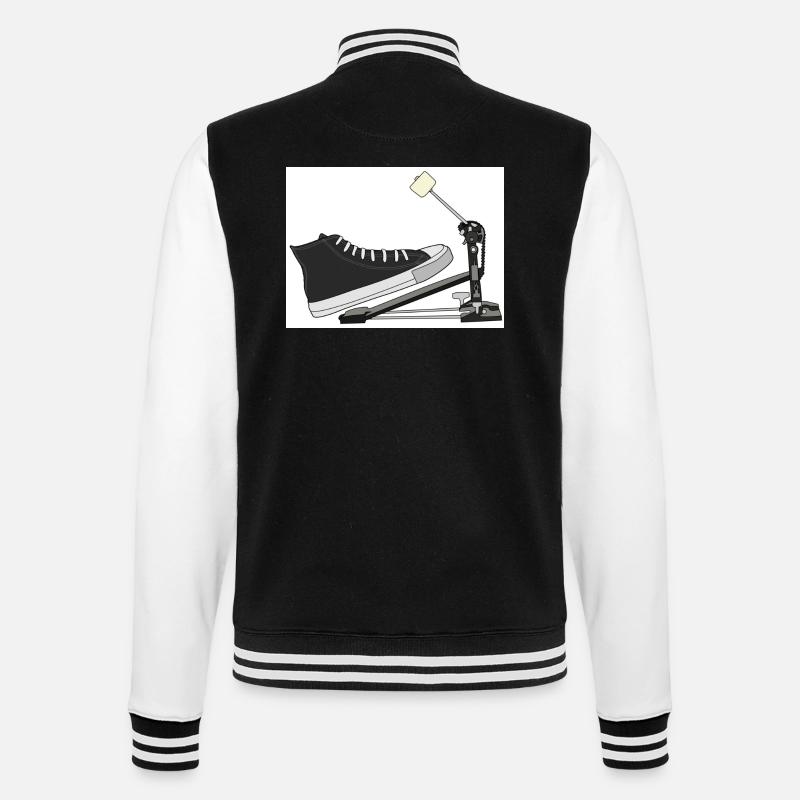 kickbase - College Sweat Jacket - black/white