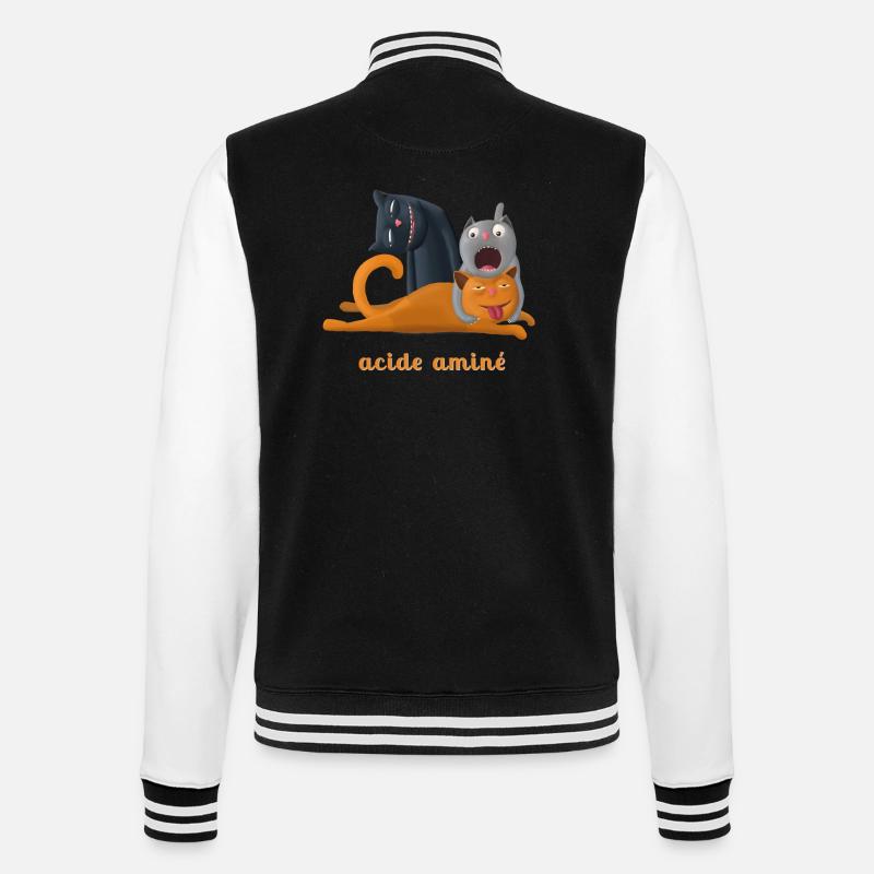 acide aminé - Veste Teddy - noir/blanc