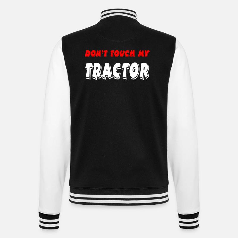 Tractor - College Sweat Jacket - black/white