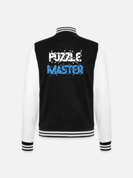 Puzzle Master Puzzles Spiel Puzzler Hobbyist - College-Sweatjacke - Schwarz/Weiß