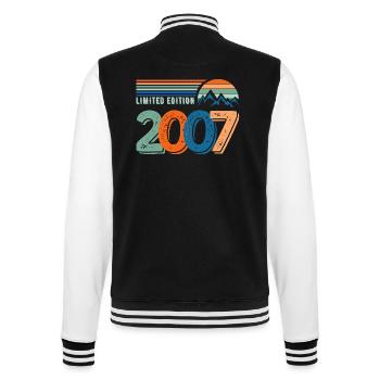 Limitierte Auflage 2007 - College-Sweatjacke - Schwarz/Weiß - Hinten - Marisol (170cm)