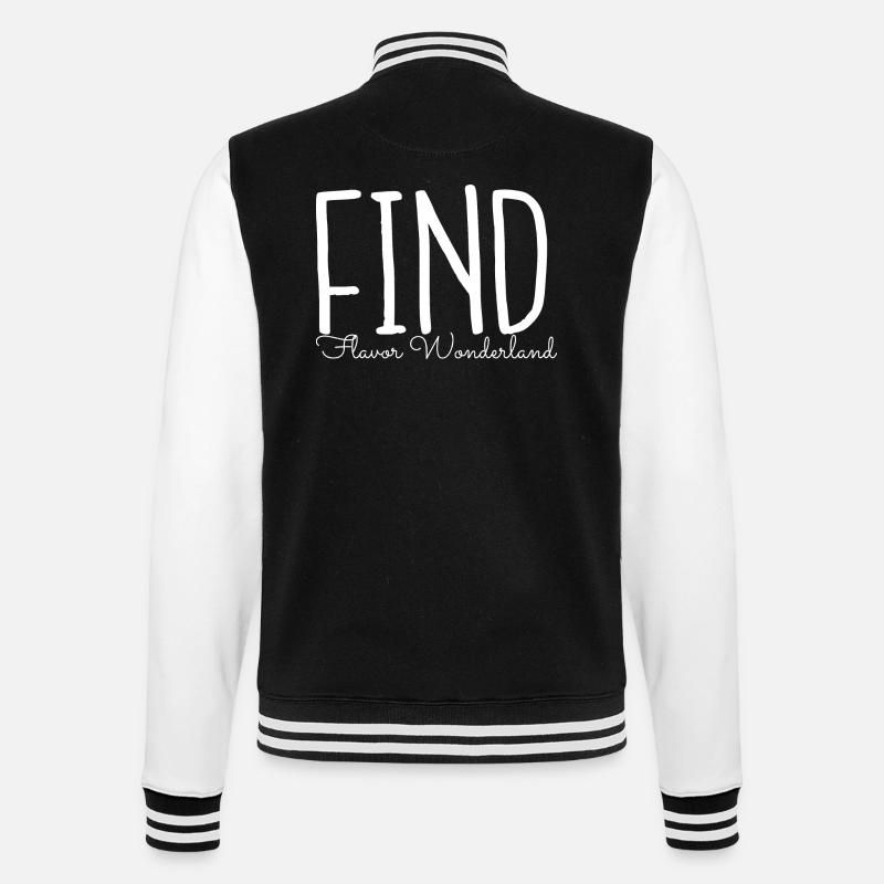 magical recipes present idea present - College-Sweatjacke - Schwarz/Weiß