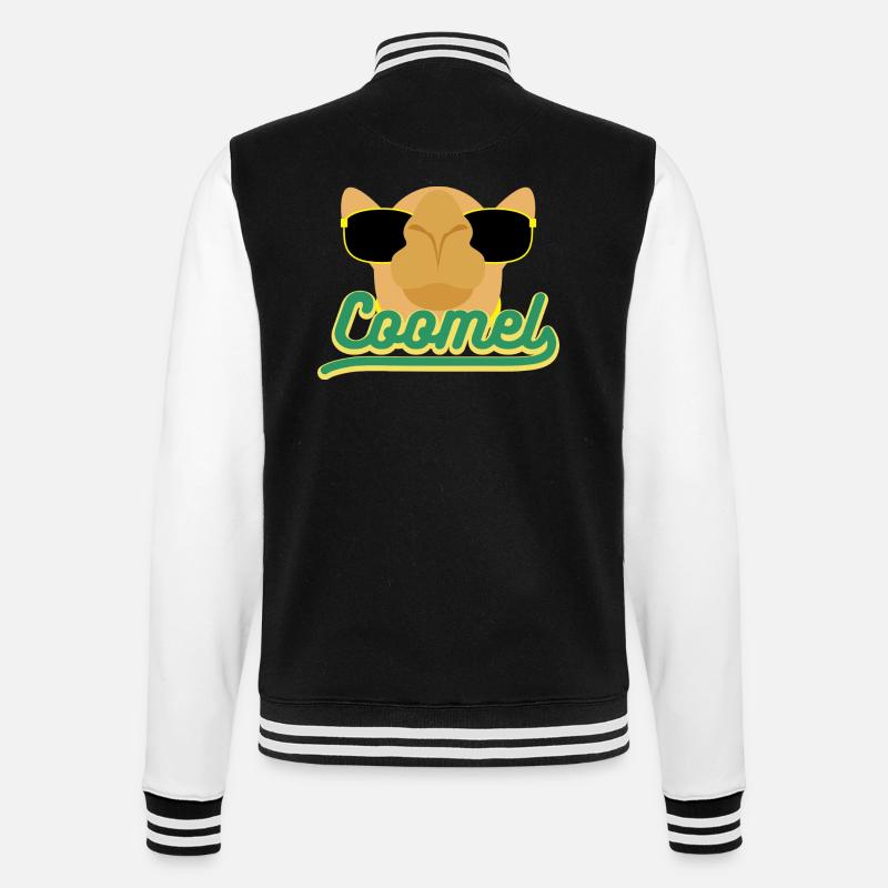 Mignon Camel 3 04 - Veste Teddy - noir/blanc