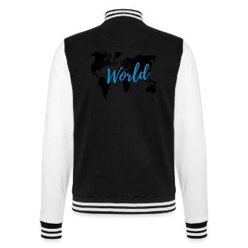 Travel the World 2c - College Sweat Jacket - black/white - Back - Marisol (170cm)