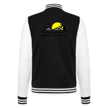 Reise - Adenteuer - College-Sweatjacke - Schwarz/Weiß - Hinten - Marisol (170cm)