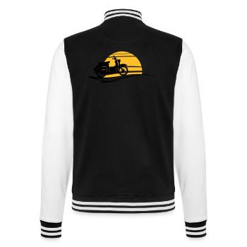 Fahrzeug - Schwalbe Sonne - College-Sweatjacke - Schwarz/Weiß - Hinten - Marisol (170cm)