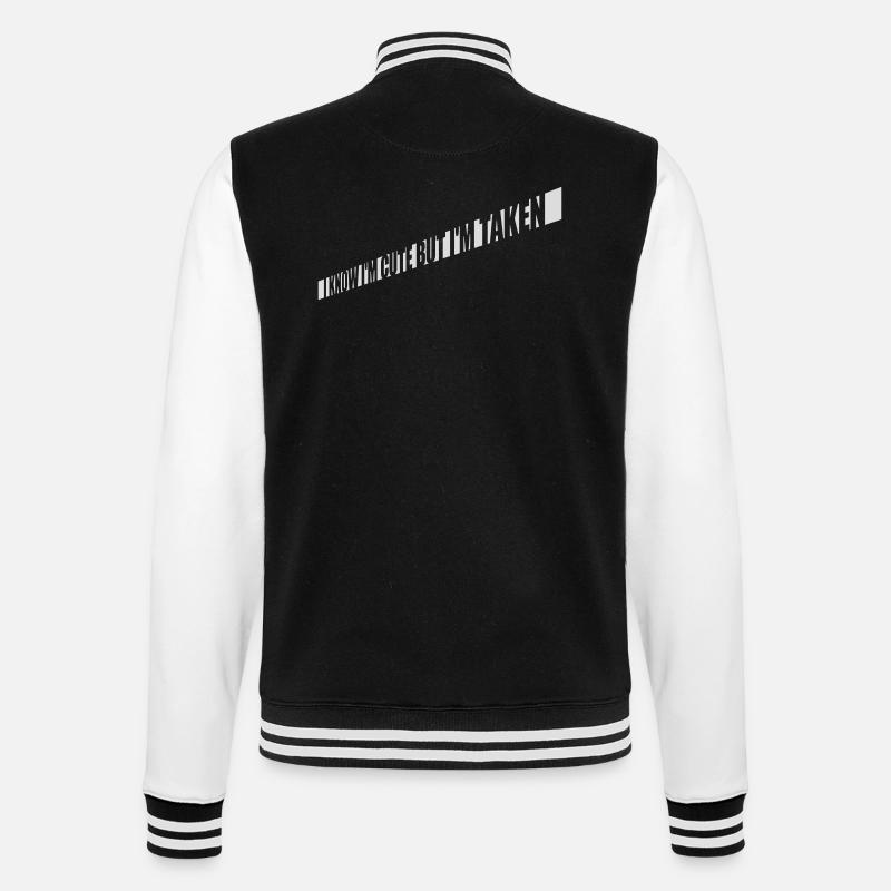 citation mignonne mais prise - Veste Teddy - noir/blanc