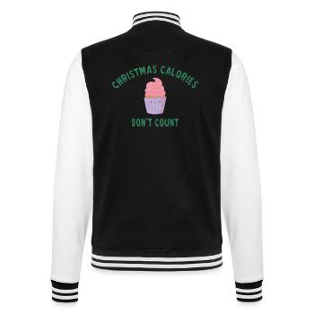 Christmas calories don't count - Veste Teddy - noir/blanc - Dos - Marisol (170cm)