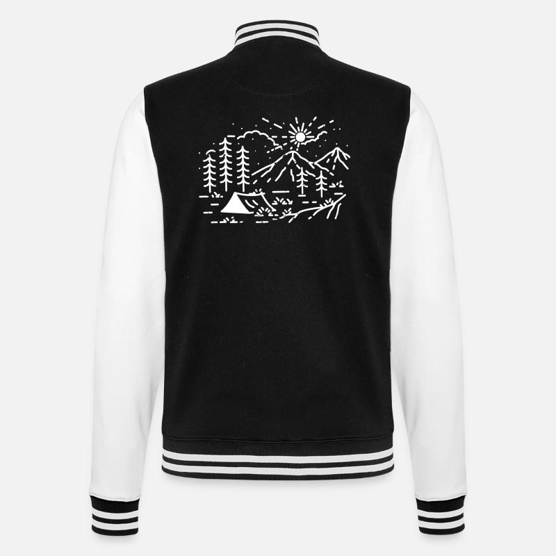 Camping Camping Nature - Veste Teddy - noir/blanc