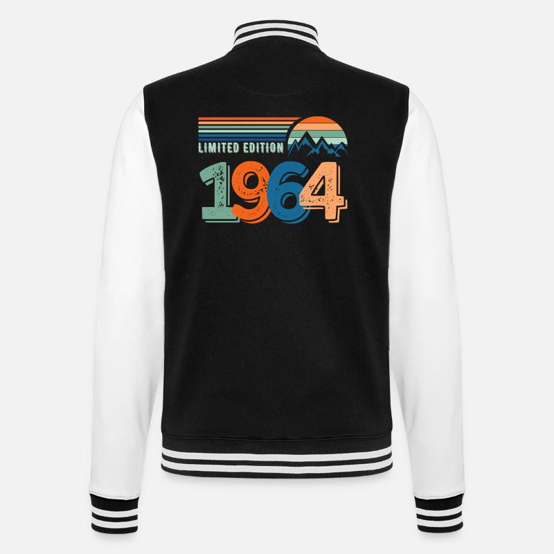 Limited edition 1964 - Veste Teddy - noir/blanc