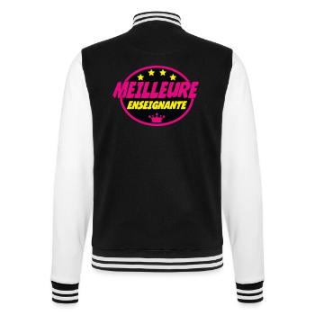 MEILLEURE ENSEIGNANTE - Veste Teddy - noir/blanc - Dos - Marisol (170cm)