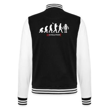 Revolution - Herren Evolution Fun Spin 24 - College-Sweatjacke - Schwarz/Weiß - Hinten - Marisol (170cm)