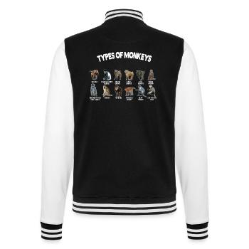 Types Of Monkeys Monkeys Breeds list - Veste Teddy - noir/blanc - Dos - Marisol (170cm)
