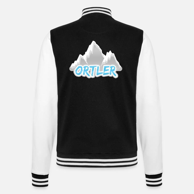 Mont Ortler - Veste Teddy - noir/blanc