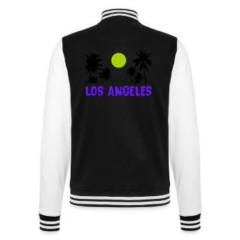 los angeles - College-Sweatjacke - Schwarz/Weiß - Hinten - Marisol (170cm)